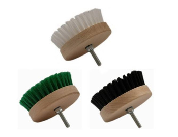 Szczotka do czyszczenia tapicerek z montażem na wkrętarkę