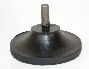 Krążek polerski z rzepem średnica 75 mm trzpień do wiertarki