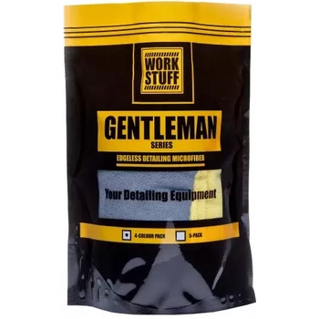 WORK STUFF GENTLEMAN BASIC 4 COLOR PACK – ZESTAW DELIKATNYCH MIKROFIBR BEZ OBSZYCIA, 4 SZTUKI